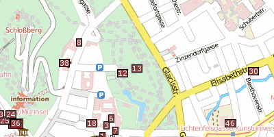 Stadtplan Grazer Stadtpark