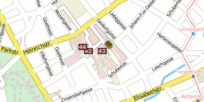 Stadtplan Universitätsbibliothek Graz Graz